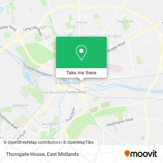 Thorngate House map