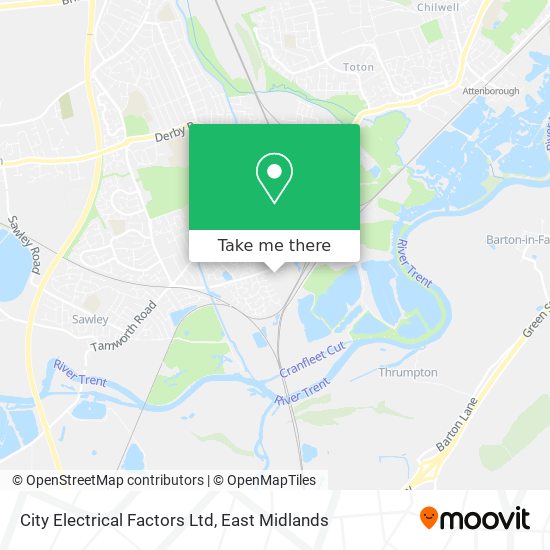 City Electrical Factors Ltd map