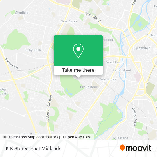 K K Stores map