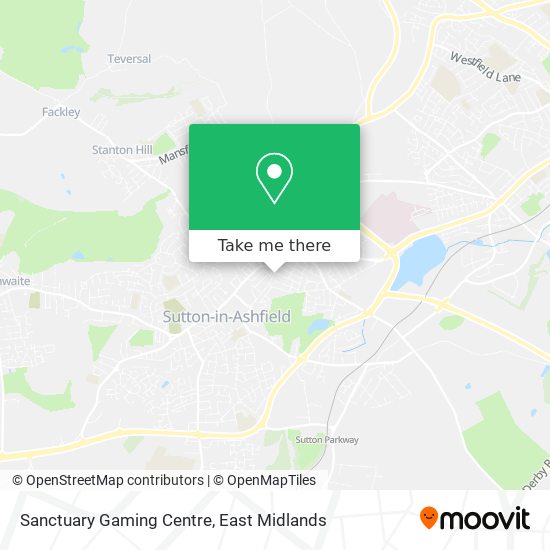 Sanctuary Gaming Centre map