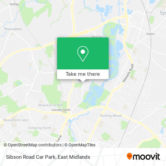 Sibson Road Car Park map