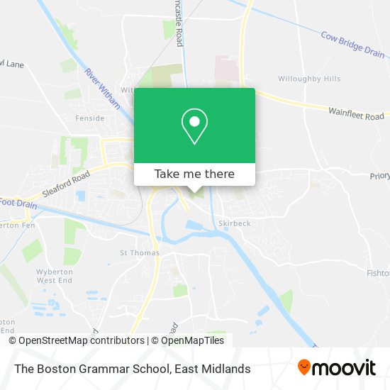 The Boston Grammar School map