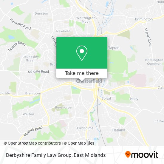 Derbyshire Family Law Group map