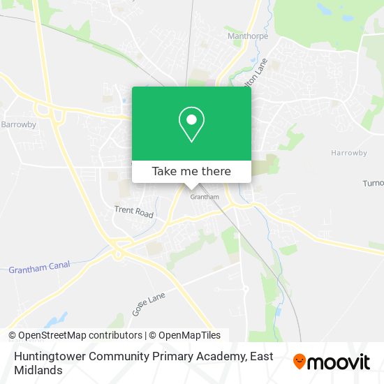 Huntingtower Community Primary Academy map