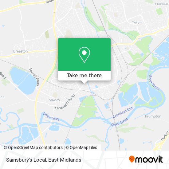 Sainsbury's Local map