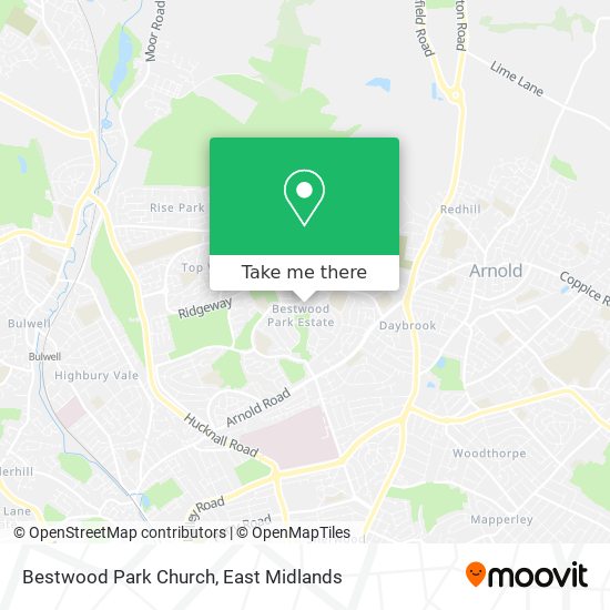 Bestwood Park Church map