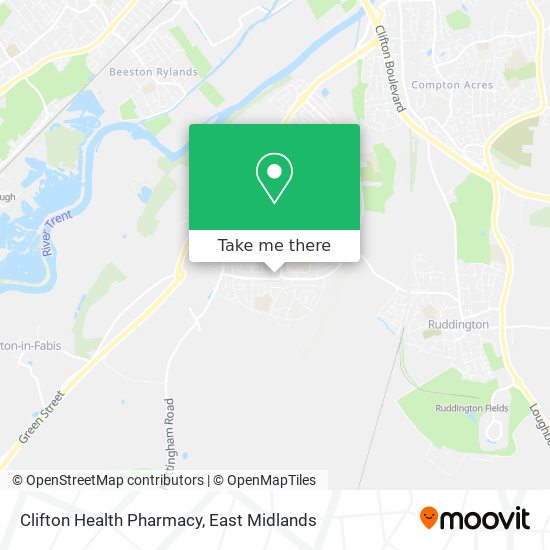 Clifton Health Pharmacy map