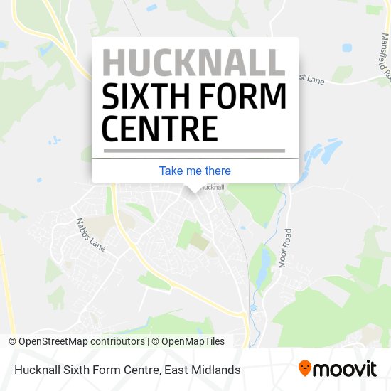 Hucknall Sixth Form Centre map