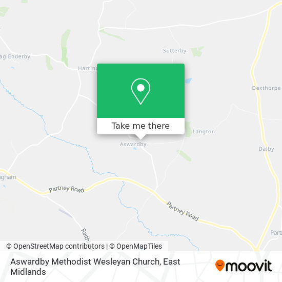 Aswardby Methodist Wesleyan Church map