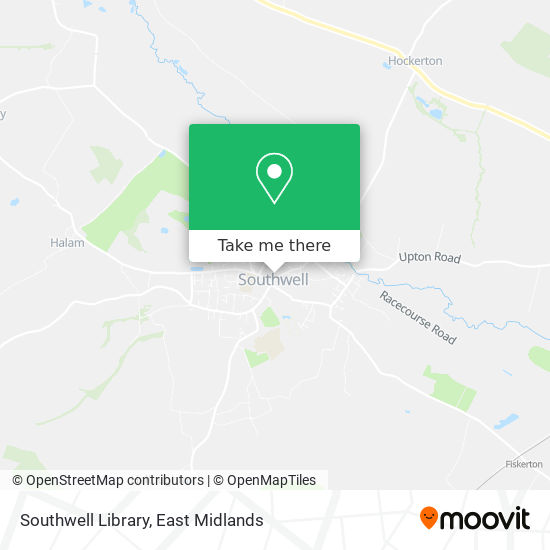 Southwell Library map