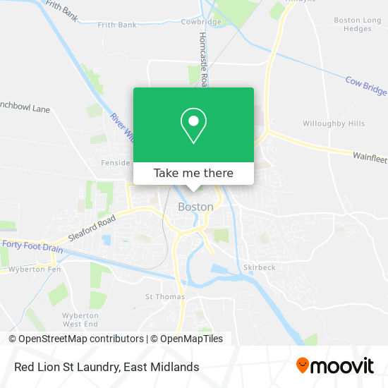 Red Lion St Laundry map