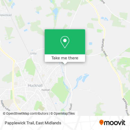 Papplewick Trail map