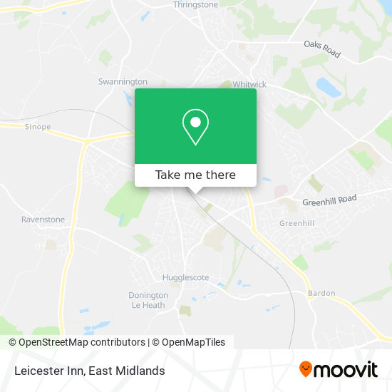 Leicester Inn map