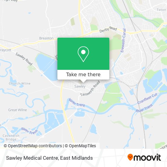 Sawley Medical Centre map