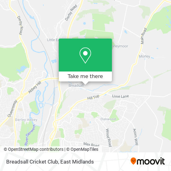 Breadsall Cricket Club map