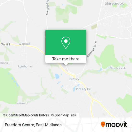 Freedom Centre map