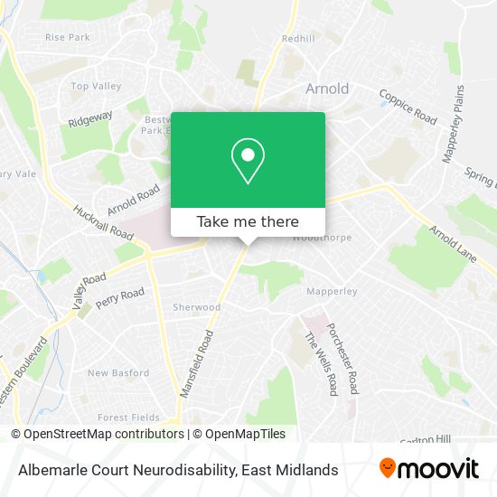 Albemarle Court Neurodisability map