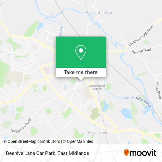 Beehive Lane Car Park map