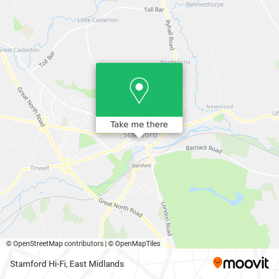 Stamford Hi-Fi map