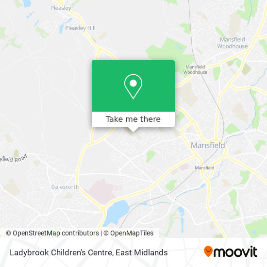 Ladybrook Children's Centre map