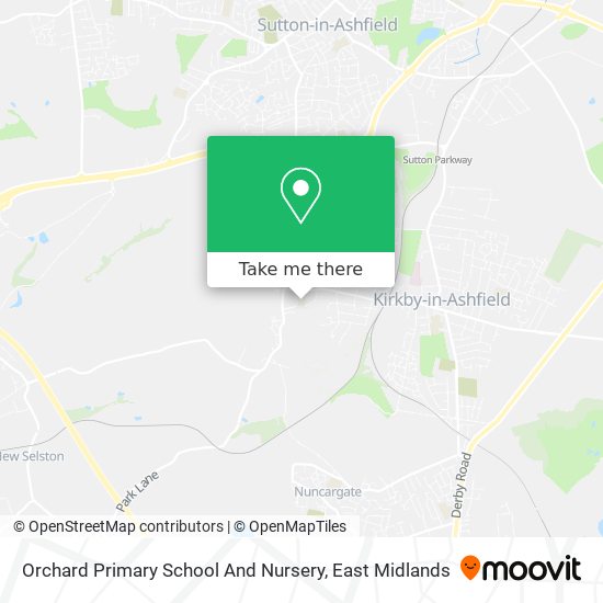 Orchard Primary School And Nursery map
