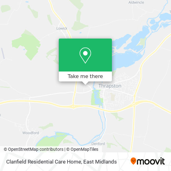 Clanfield Residential Care Home map