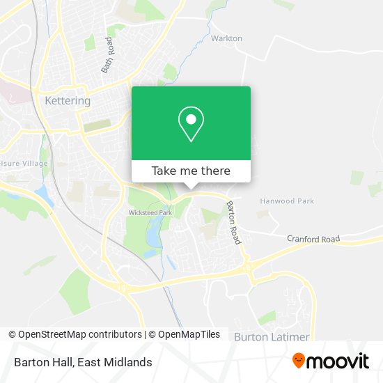 Barton Hall map