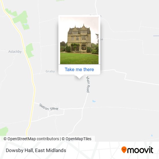 Dowsby Hall map