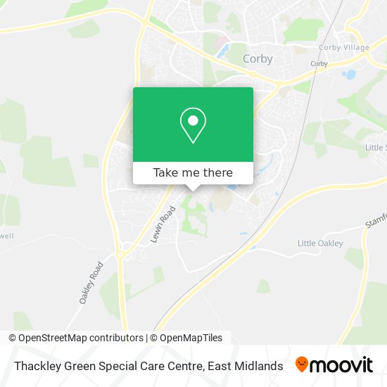Thackley Green Special Care Centre map