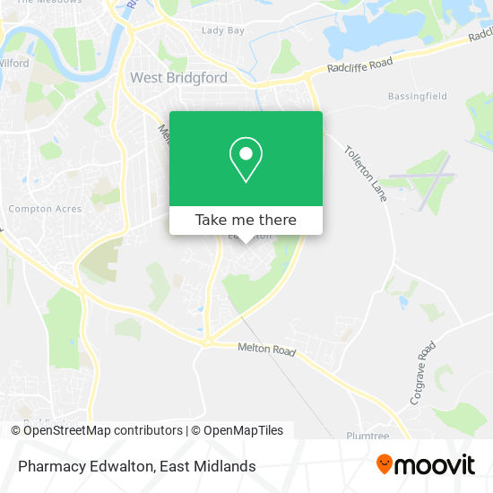 Pharmacy Edwalton map