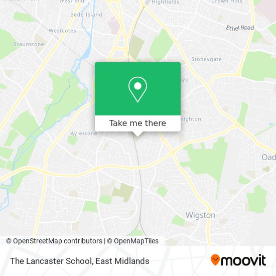 The Lancaster School map