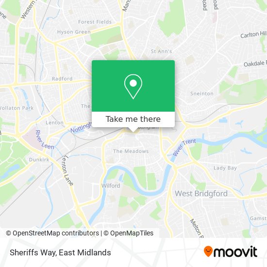 Sheriffs Way map