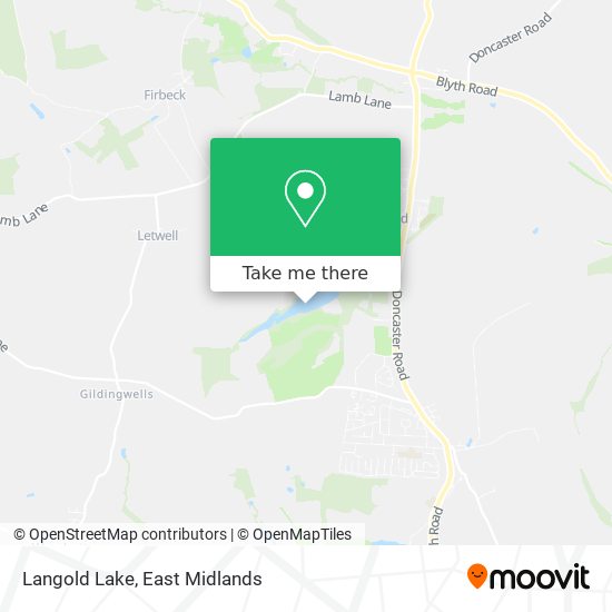 Langold Lake map
