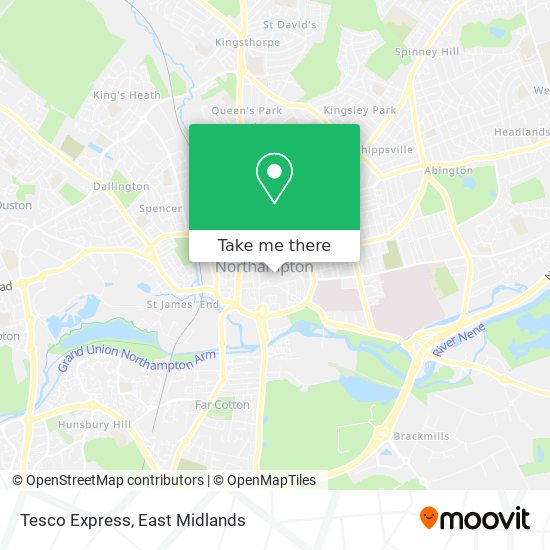 Tesco Express map