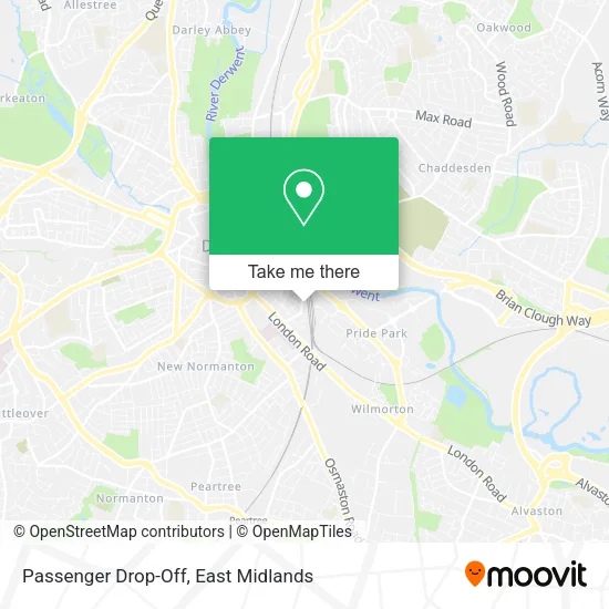 Passenger Drop-Off map