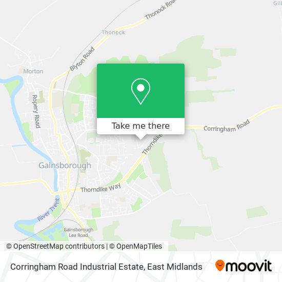 Corringham Road Industrial Estate map