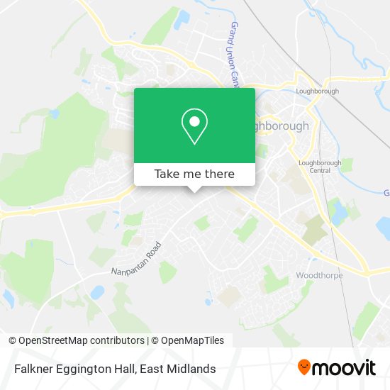 Falkner Eggington Hall map