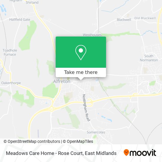 Meadows Care Home - Rose Court map