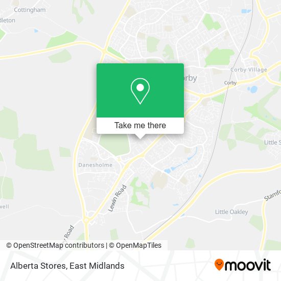 Alberta Stores map