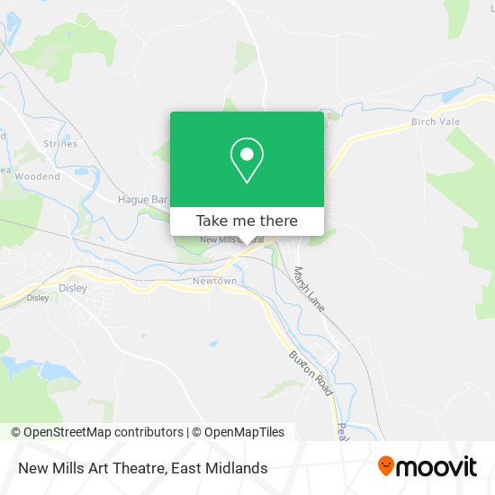 New Mills Art Theatre map