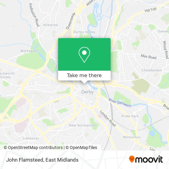 John Flamsteed map
