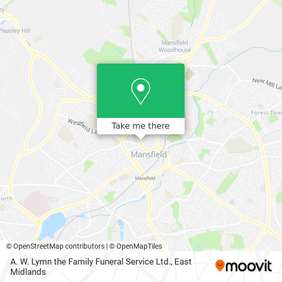 A. W. Lymn the Family Funeral Service Ltd. map