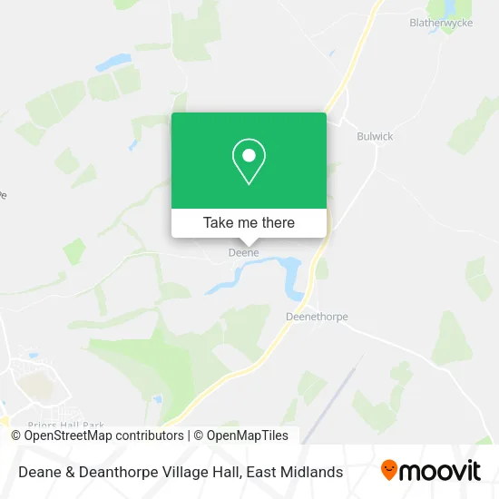 Deane & Deanthorpe Village Hall map