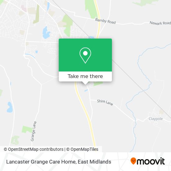 Lancaster Grange Care Home map
