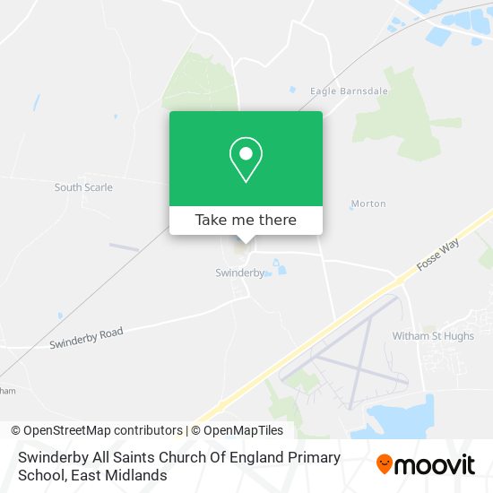 Swinderby All Saints Church Of England Primary School map