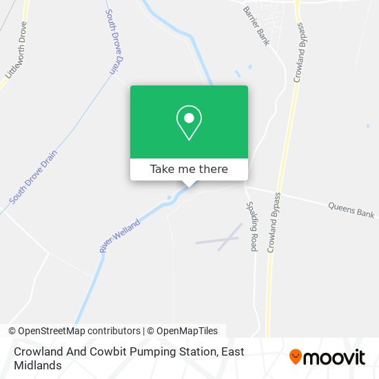 Crowland And Cowbit Pumping Station map