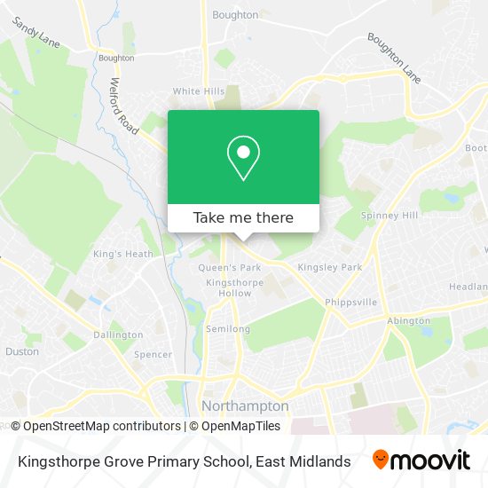 Kingsthorpe Grove Primary School map