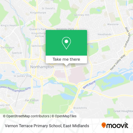 Vernon Terrace Primary School map