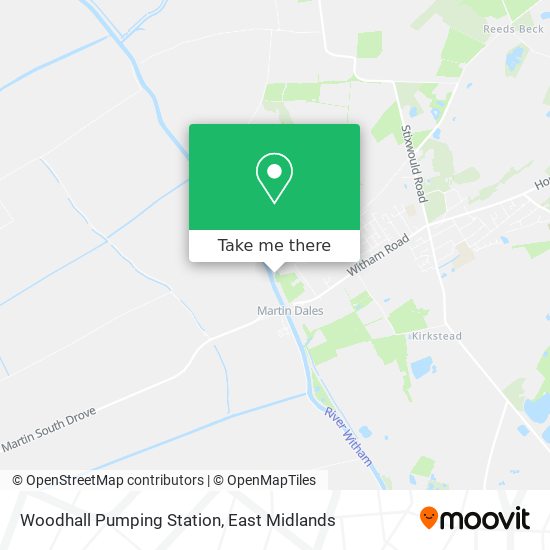 Woodhall Pumping Station map