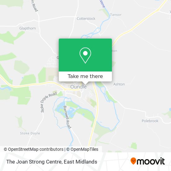 The Joan Strong Centre map